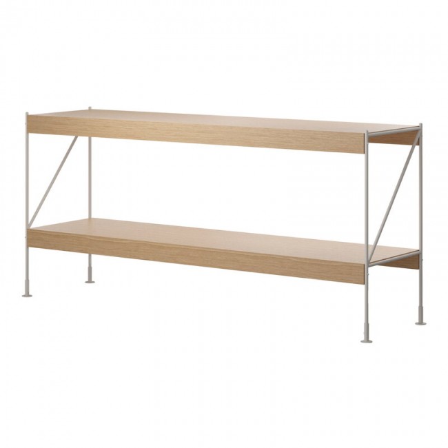 MENU Zet Storage 시스템 H70 ivory steel - oak MENU Zet Storage System  H70  ivory steel - oak 04308