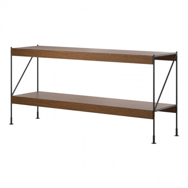 MENU Zet Storage 시스템 H70 블랙 steel - 다크 stained oak MENU Zet Storage System  H70  black steel - dark stained oak 04307