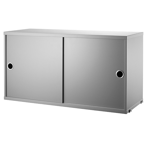 STRING FURNITURE 스트링 cabinet 78 x 30 cm grey AK211185