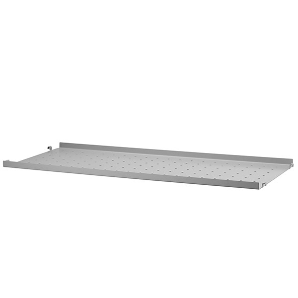 STRING FURNITURE 스트링 metal shelf 78 x 30 cm low grey AK211333