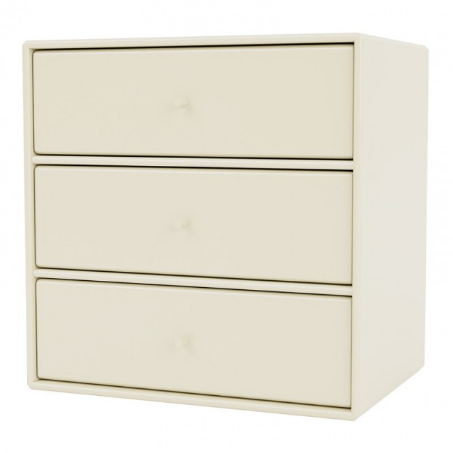 MONTANA FURNITURE 몬타나 Mini module with 3 drawers 150 Vanilla MON1007-150
