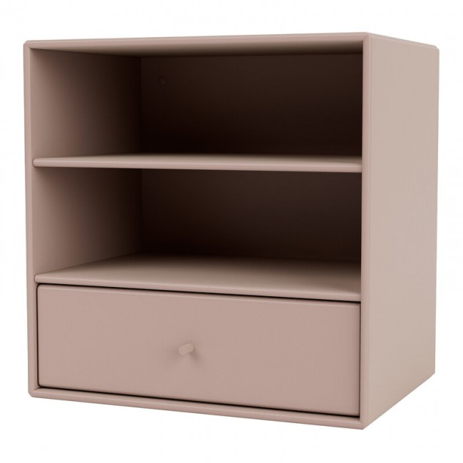 MONTANA FURNITURE 몬타나 Mini module with 1 drawer 137 Mushroom MON1005-137