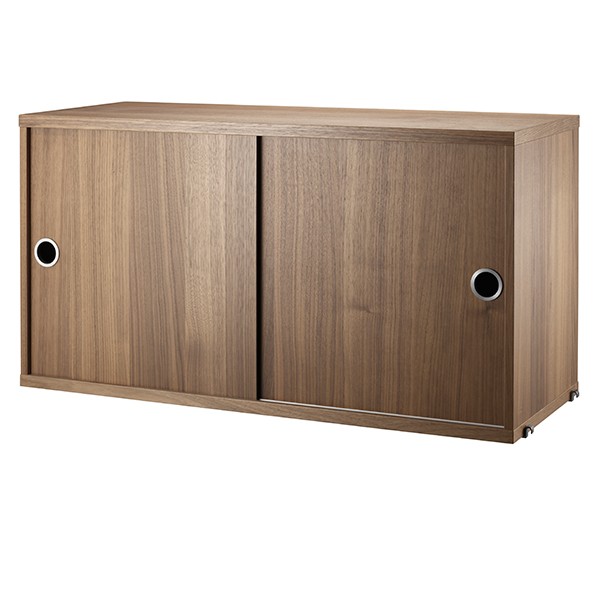 STRING FURNITURE 스트링 cabinet 78 x 30 cm walnut AK211132