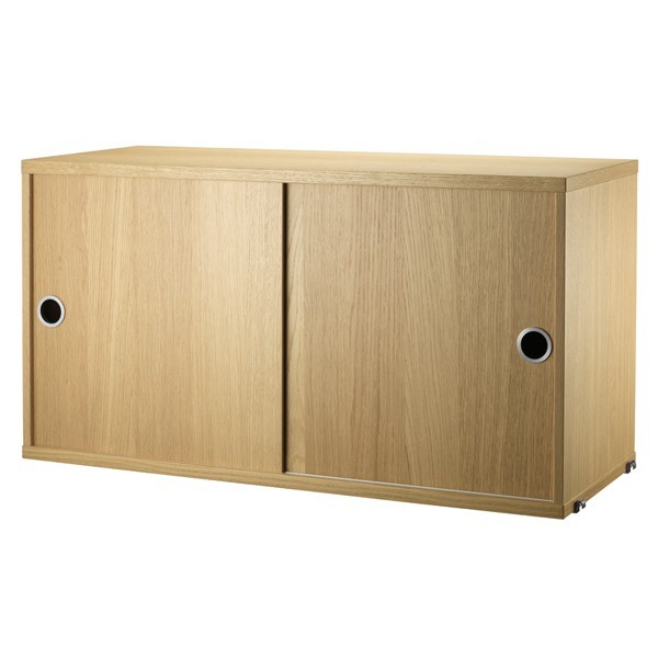 STRING FURNITURE 스트링 cabinet 78 x 30 cm oak AK211133