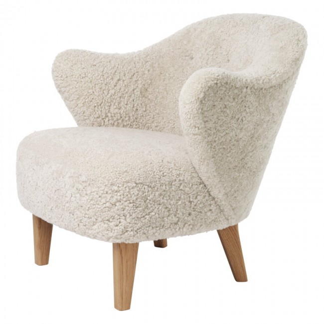 BY LASSEN 바이라센 Ingeborg lounge 의자 문LIGHT sheepskin - 네츄럴 oak BY570050