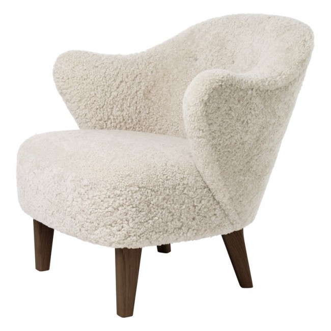 BY LASSEN 바이라센 Ingeborg lounge 의자 문LIGHT sheepskin - 스모크 oak BY570000