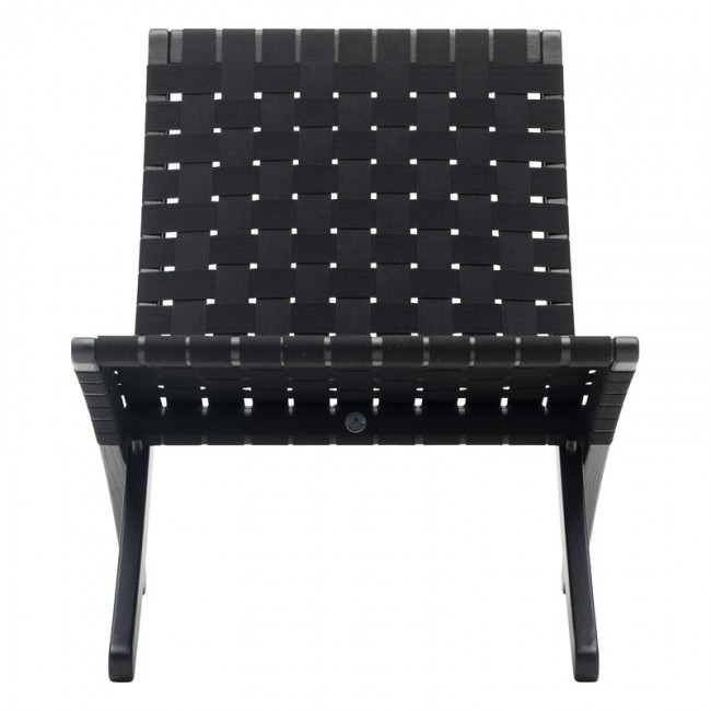 CARL HANSEN & SU00F8N MG501 Cuba 라운지체어 블랙 오크 - 블랙 webbing Carl Hansen & Su00f8n MG501 Cuba lounge chair  black oak - black webbing 04039