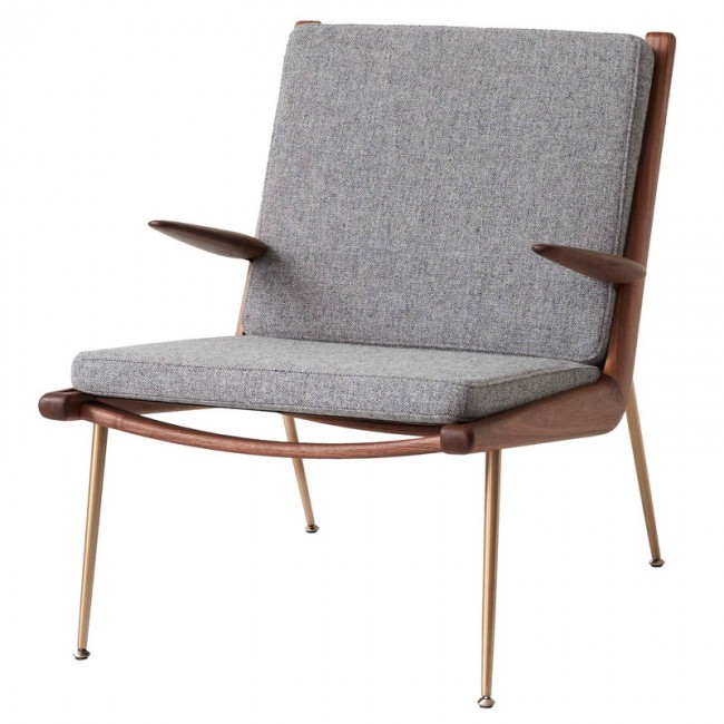 &TRADITION 앤트레디션 Boomerang HM2 lounge 의자 Hallingdal 130 - oiled walnut TR14029601