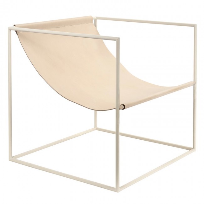 VALERIE OBJECTS 발레리 오브젝트 Solo Seat lounge 의자 cream - leather VOV9018022