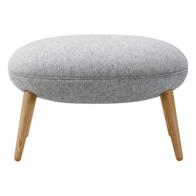 FREDERICIA 프레데리시아 Swoon ottoman Hallingdal 130 - oiled oak FRE1771-HALL130-OO