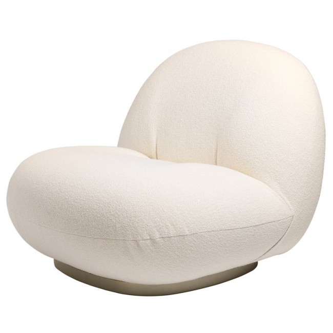 GUBI 구비 Pacha lounge 의자 swivel base Harp 24 - 펄 골드 GB10032611-HARP24