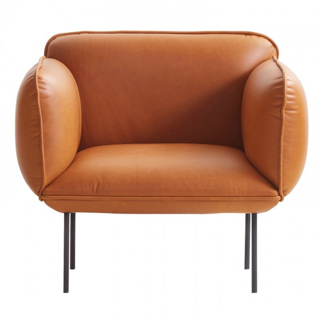 WOUD 우드 Nakki 1-seater 코냑 leather WD107194-SI-0250