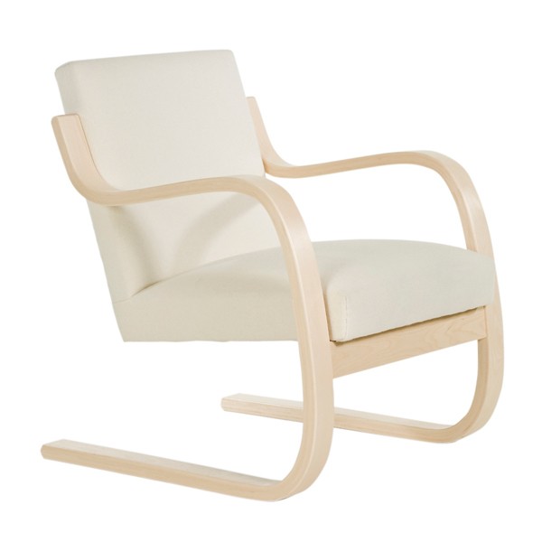 ARTEK 알토 암체어 402 Atelje 오프 화이트 Artek Aalto armchair 402 Atelje off white 03955