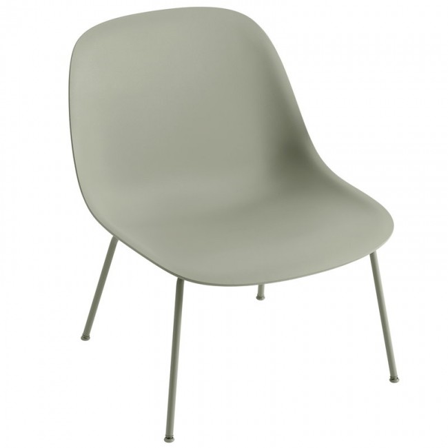 MUUTO 무토 Fiber lounge 의자 튜브 base dusty 그린 MU25506
