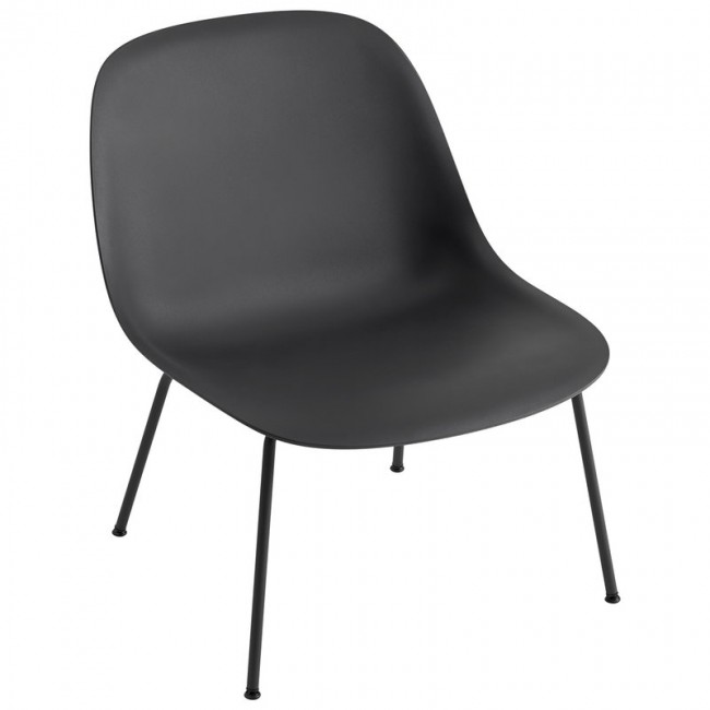 MUUTO 무토 Fiber lounge 의자 튜브 base 블랙 MU25503