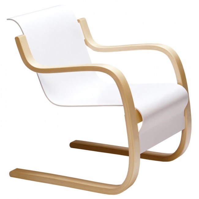 ARTEK 알토 암체어 42 Small 파이미오 화이트 Artek Aalto armchair 42 Small Paimio  white 03930