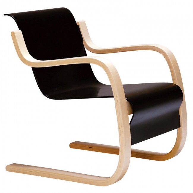 ARTEK 알토 암체어 42 Small 파이미오 블랙 Artek Aalto armchair 42 Small Paimio  black 03929
