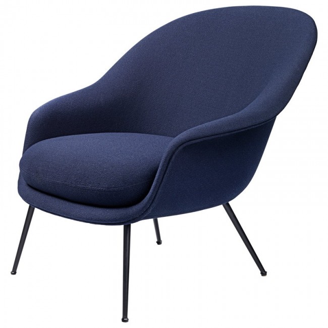 GUBI 구비 Bat lounge 의자 low Vidar 3/554 - 블랙 base GB10004570-VIDAR3-554