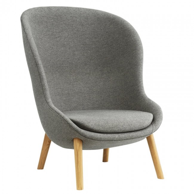 NORMANN COPENHAGEN 노만코펜하겐 Hyg lounge 의자 high oak - Main Line Flax 26 NC603800-MLF26
