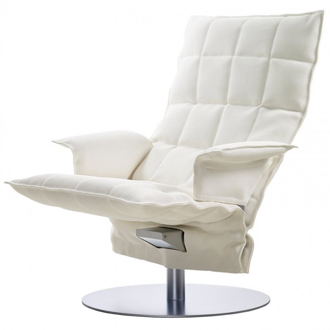 Woodnotes K 의자 with armrest swivel base 화이트 WN46009-25611
