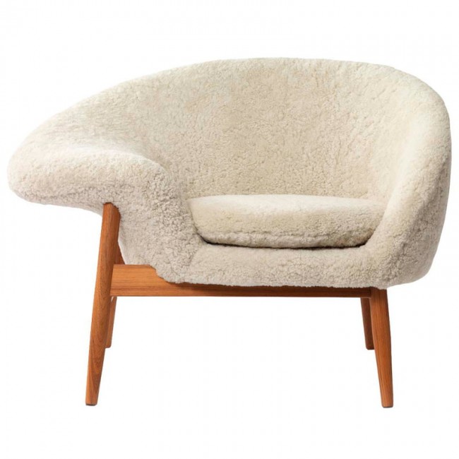 WARM NORDIC 웜 노르딕 Fried 에그 lounge 의자 문LIGHT sheepskin WA2201057