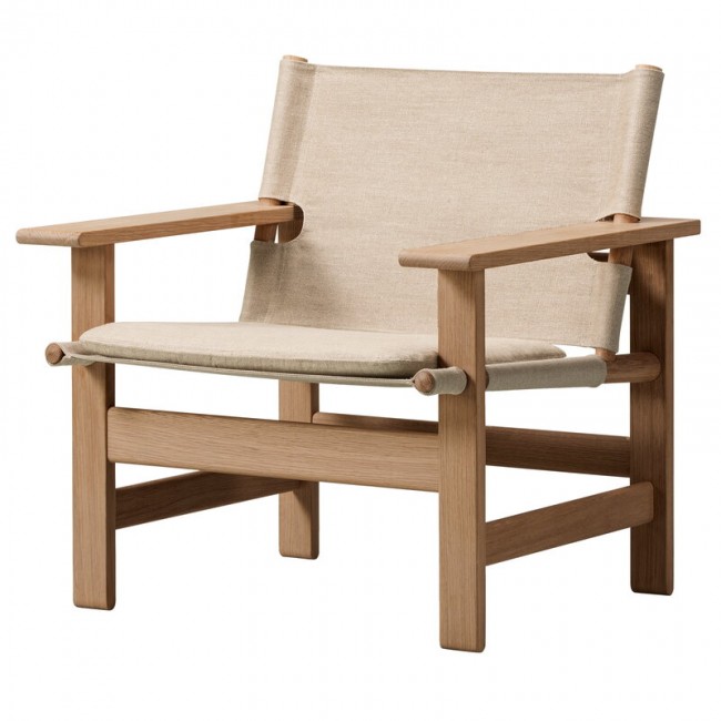 FREDERICIA 프레데리시아 캔버스 의자 w. seat 쿠션 oiled oak - 네츄럴 FRE2031-P2031-OO-CAN-NAT