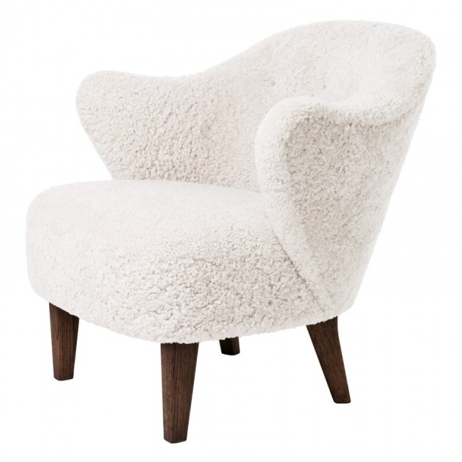 BY LASSEN 바이라센 Ingeborg lounge 의자 OFF화이트 sheepskin - 스모크 oak BY570001