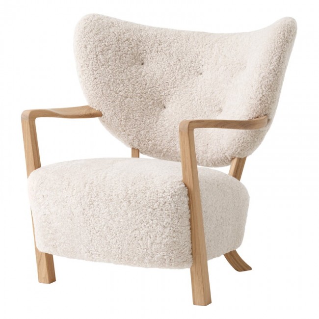 &TRADITION 앤트레디션 Wulff ATD2 lounge 의자 문LIGHT sheepskin - oak TR41103204