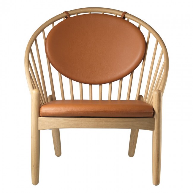FDB MOEBLER 모블러 J166 Joerna 암체어 oak - 코냑 leather FDBJ1663001100514
