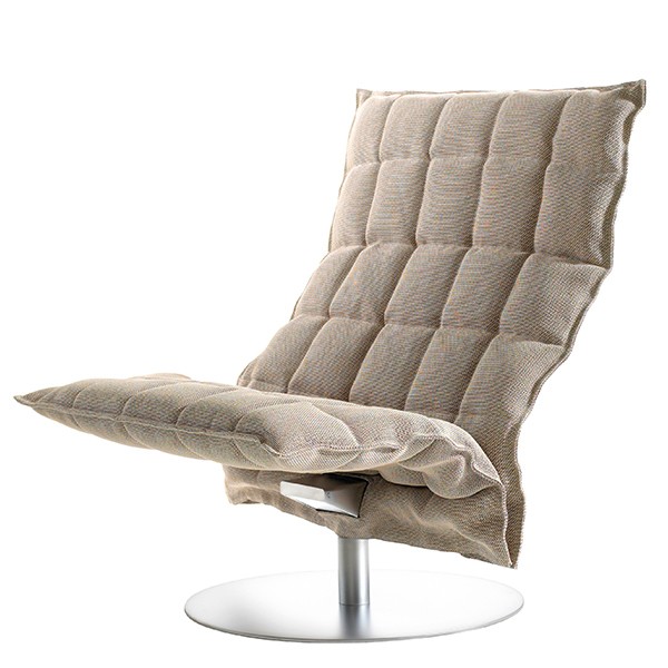Woodnotes K 의자 swivel base wide 네츄럴/블랙 WN46005-25659