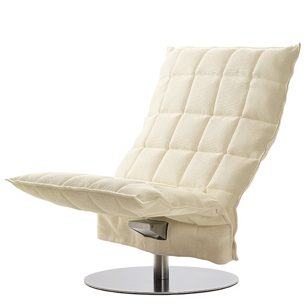 Woodnotes K 의자 swivel base wide 네츄럴/화이트 WN46005-25615