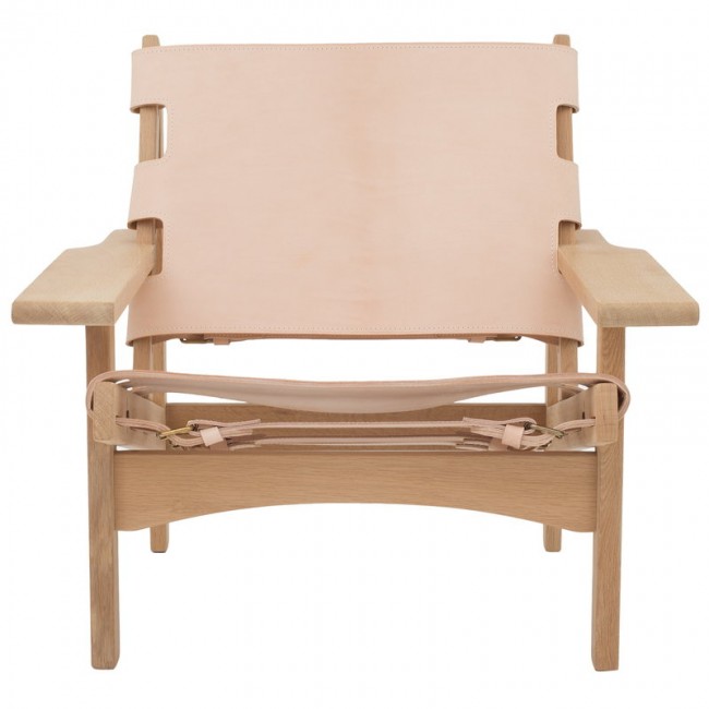 Klassik Studio Hunting 의자 oak - 네츄럴 leather KS92500110