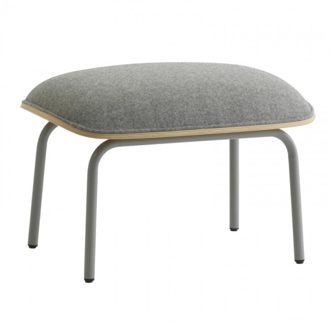 NORMANN COPENHAGEN 노만코펜하겐 Pad FOOT스톨 grey steel - oak Synergy LDS 16 NC601856