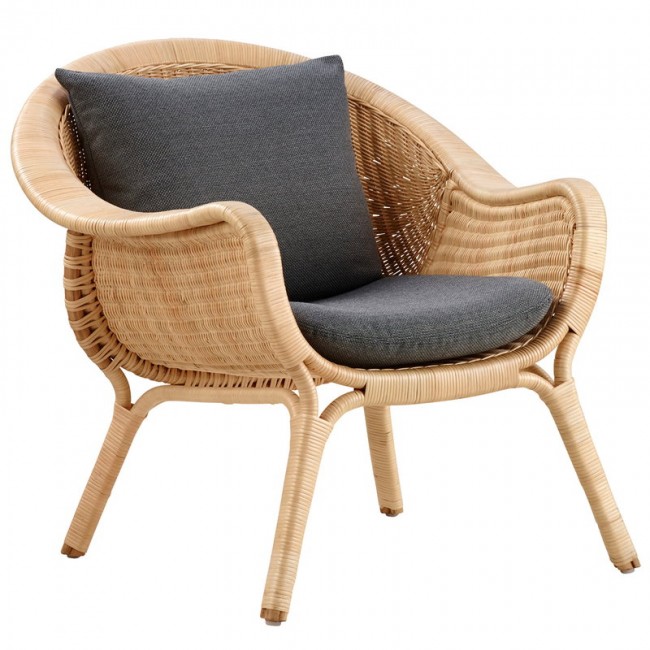 Sika-Design Madame lounge 의자 다크그레이 쿠션 SSND-14-CU-ND-14Y-A669