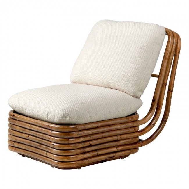 GUBI 구비 Bohemian 72 lounge 의자 rattan - Diagonal Boucle 007 GB10105750
