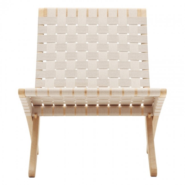 CARL HANSEN & SU00F8N MG501 Cuba 라운지체어 오일 오크 - 네츄럴 webbing Carl Hansen & Su00f8n MG501 Cuba lounge chair  oiled oak - natural webbing 03632
