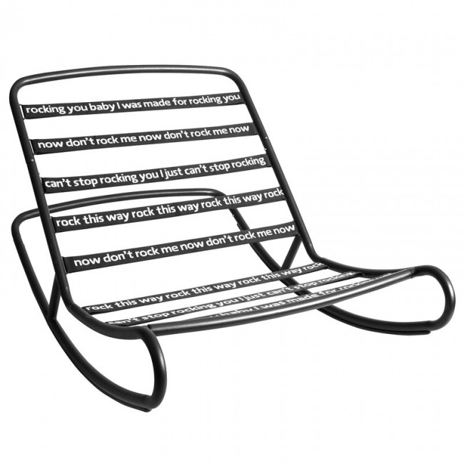 FATBOY Rock n Roll rocking 체어 의자 블랙 Fatboy Rock n Roll rocking chair  black 03553