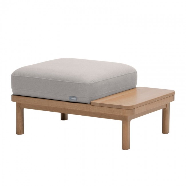 Lundia Hetki ottoman oak base - beige 그린WAY Plain 038 LUG26