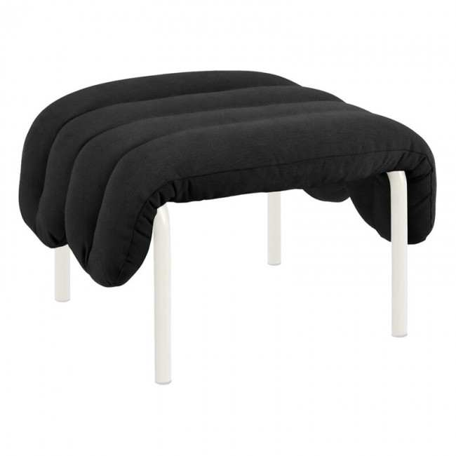 Hem Puffy ottoman 앤트러사이트 - cream steel HE20293