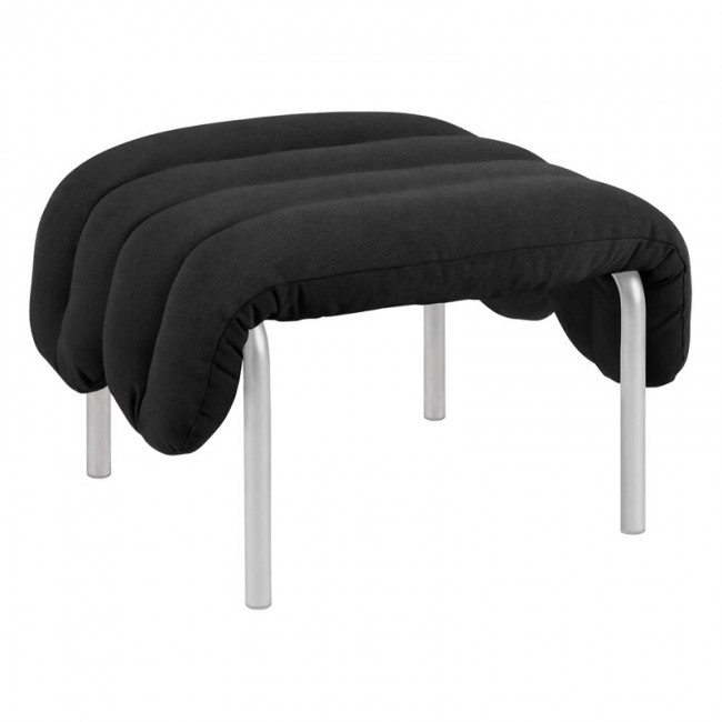 Hem Puffy ottoman 앤트러사이트 - 스테인리스 스틸 HE20287