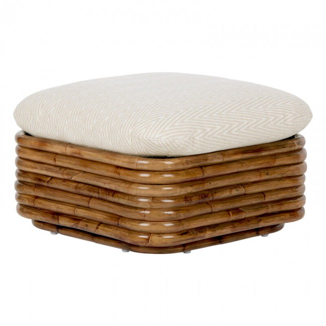 GUBI 구비 Bohemian 72 ottoman rattan - Chevron FR 002 GB10106446
