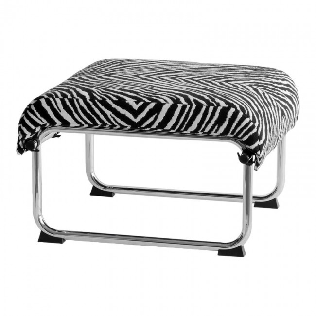 Yrjoe Kukkapuro Remmi ottoman 크롬 - 아르텍 Zebra MOD-38YRKUREKRZE