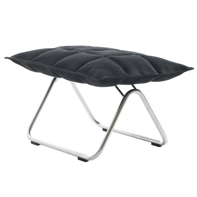 Woodnotes K ottoman narrow 크롬 tubular 블랙 WN46013-25699