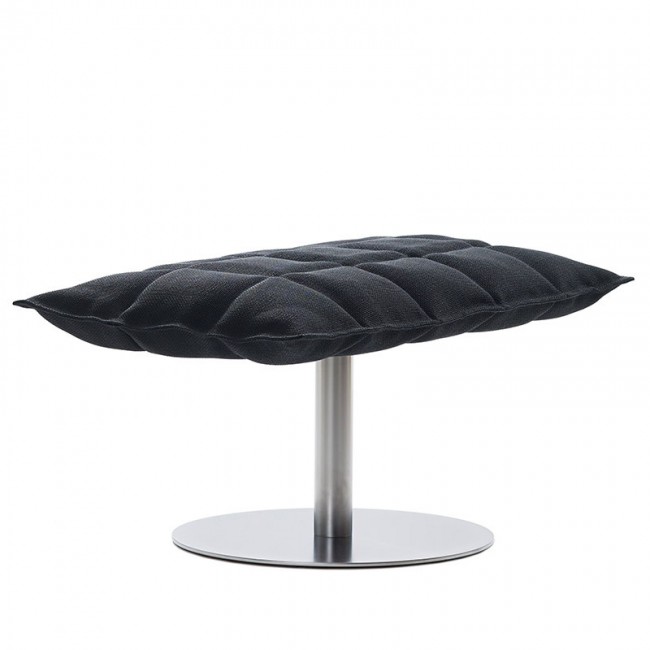Woodnotes K ottoman wide base 접시 블랙 WN46015-25699