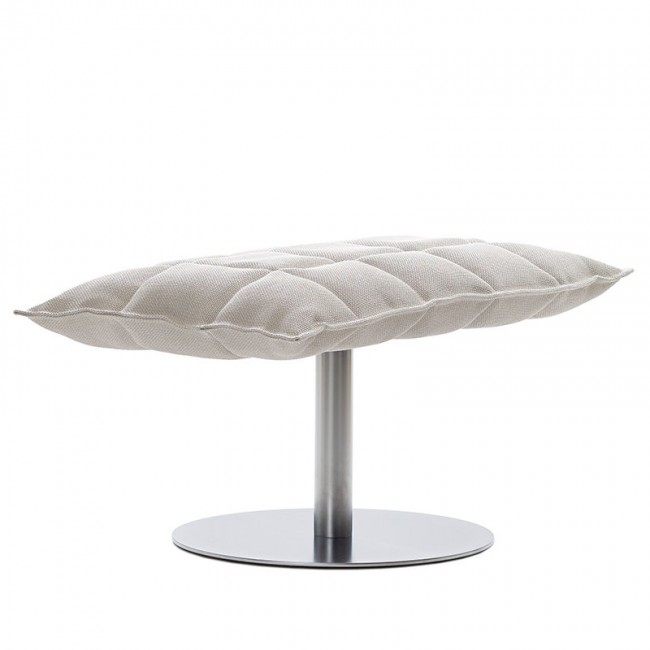 Woodnotes K ottoman wide base 접시 STONE/화이트 WN46015-256151