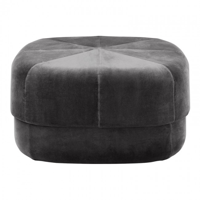 NORMANN COPENHAGEN 노만코펜하겐 Circus pouf 라지 grey velour NC601075