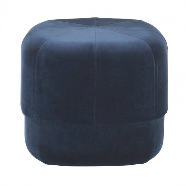 NORMANN COPENHAGEN 노만코펜하겐 Circus pouf small 다크 블루 velour NC601073