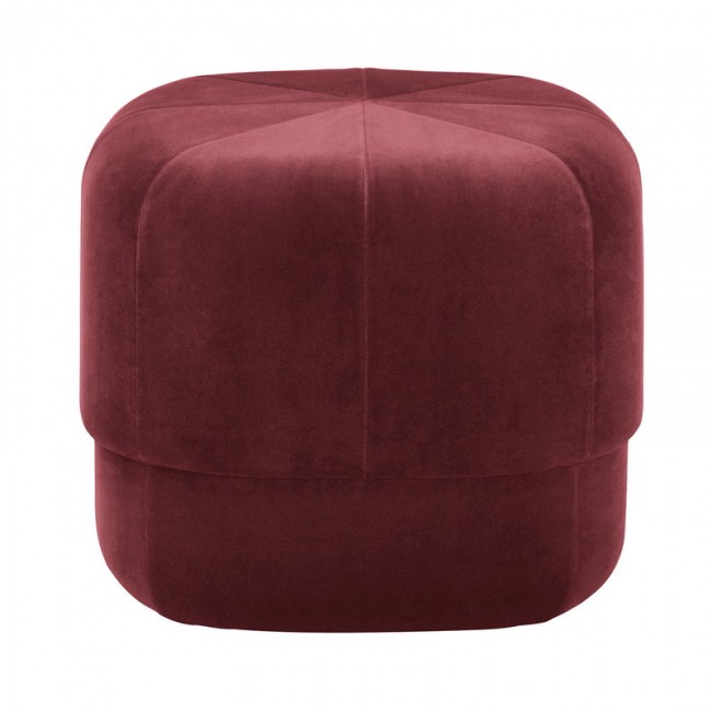 NORMANN COPENHAGEN 노만코펜하겐 Circus pouf small 다크 red velour NC601072