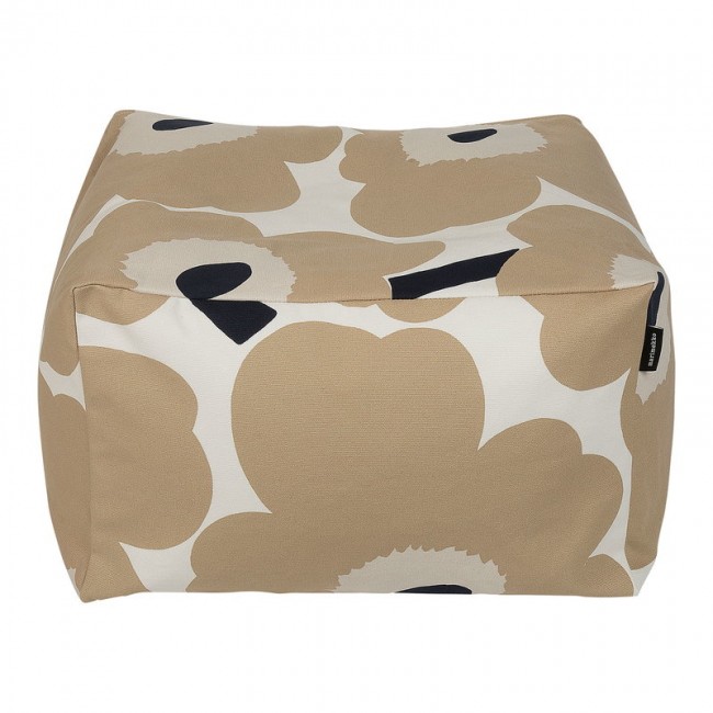 MARIMEKKO 마리메꼬 Unikko Puffi pouf 오프 화이트 - beige 다크 블루 MA070396-185