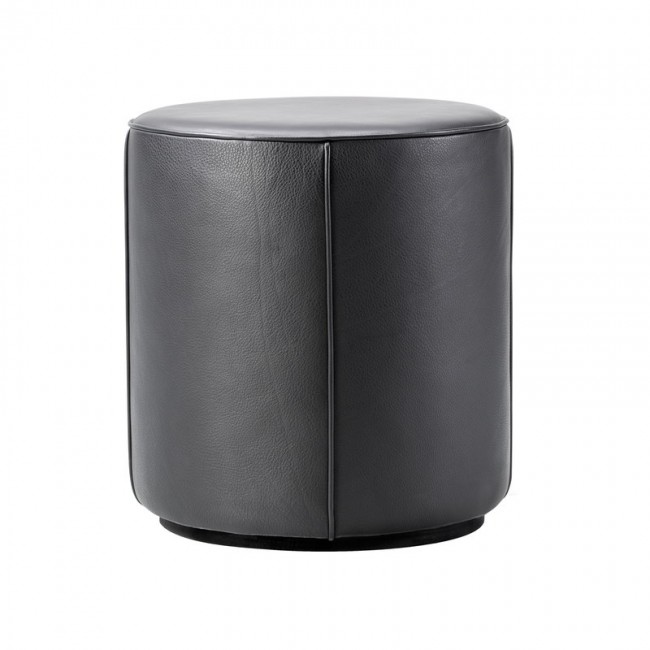 FREDERICIA 프레데리시아 모노 pouf 39 cm 블랙 leather FRE7421-OMNI-BLACK-301